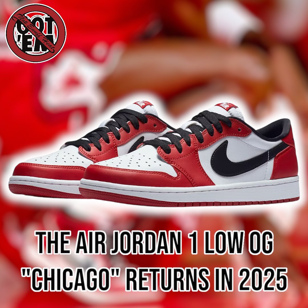 The Iconic Air Jordan 1 Low OG “Chicago” Returns in 2025