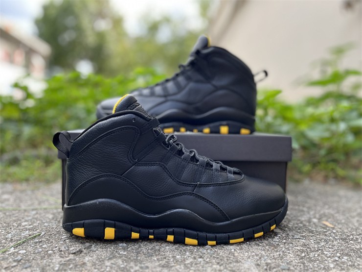 New Air Jordan 10 Black Yellow