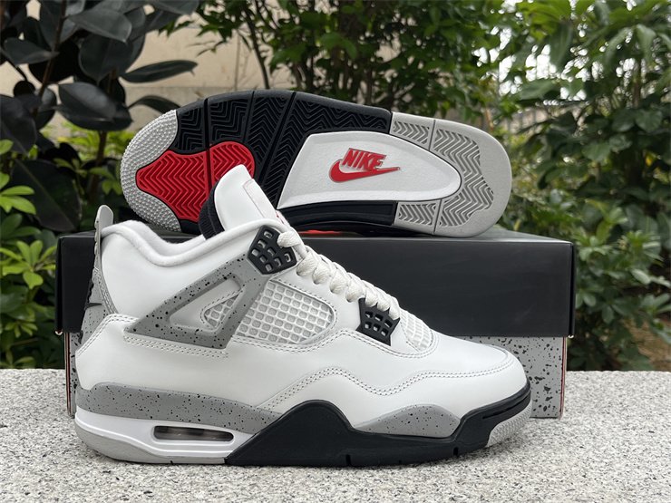 2025 Air Jordan 4 OG White Cement FV5029-100 1