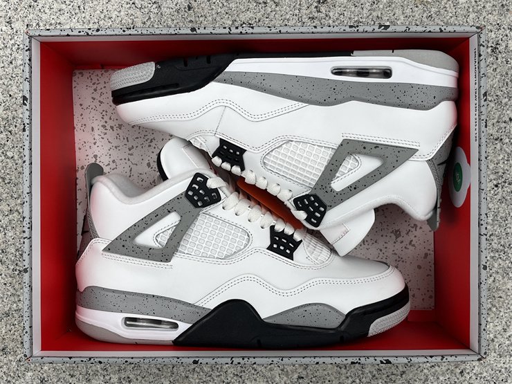 2025 Air Jordan 4 OG White Cement FV5029-100 5