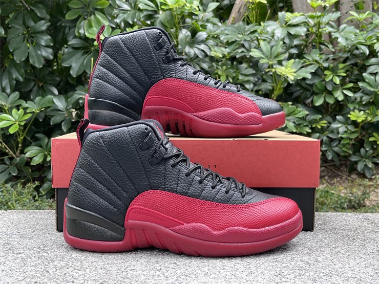Air Jordan 12 Retro Flu Game Black and Red (2025)