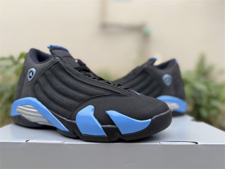 Air Jordan 14 Retro Black Universty Blue 2