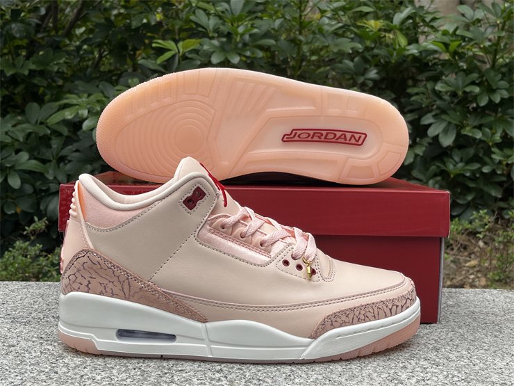 Air Jordan 3 Valentine's Day Treat Yourself 2025 Sail Pink 2