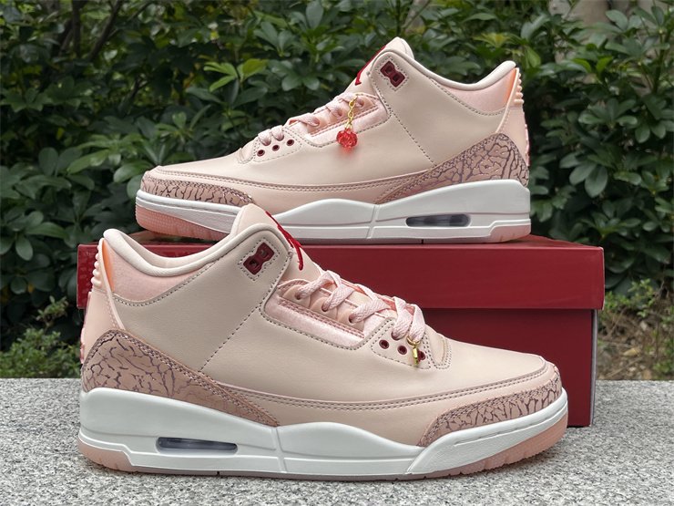 Air Jordan 3 Valentine's Day Treat Yourself 2025 Sail Pink 3