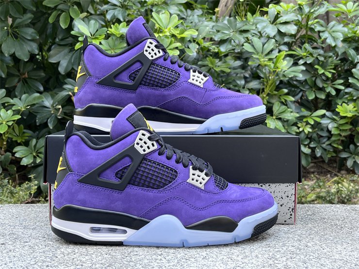 Men's Air Jordan 4 Lakers Imperial Purple All-Star 2026