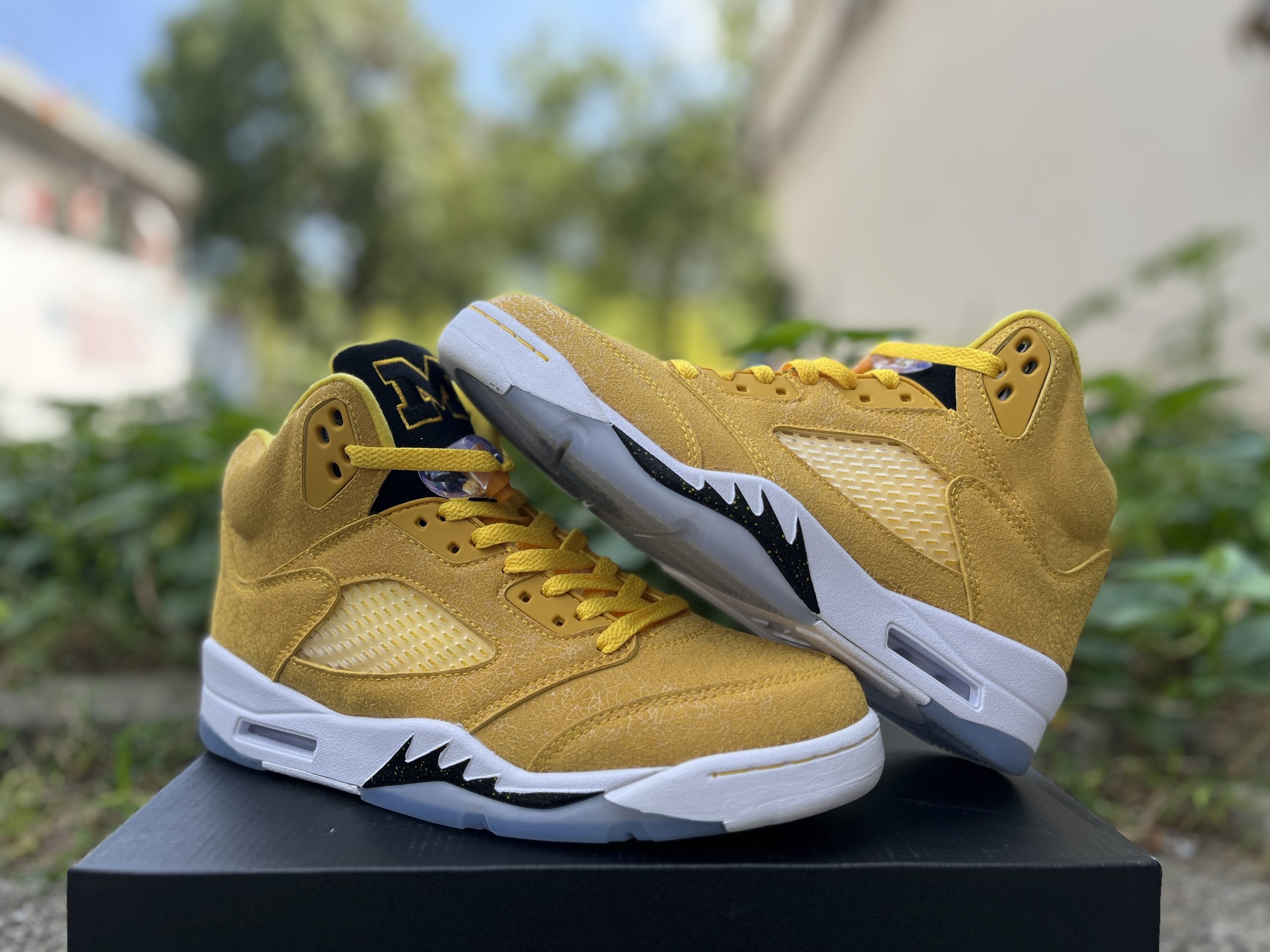Air Jordan 5 Michigan Gold HQ7978-701
