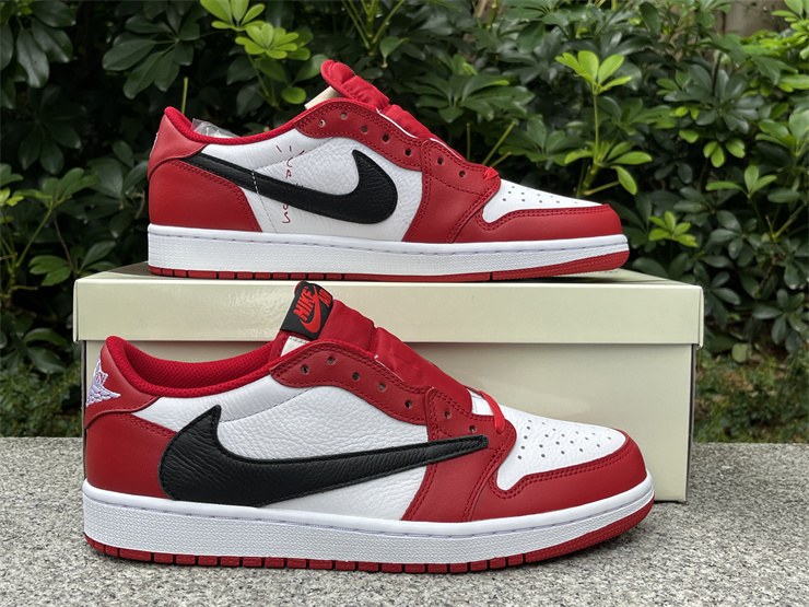 Jordan 1 Retro Low OG SP Travis Scott White Red