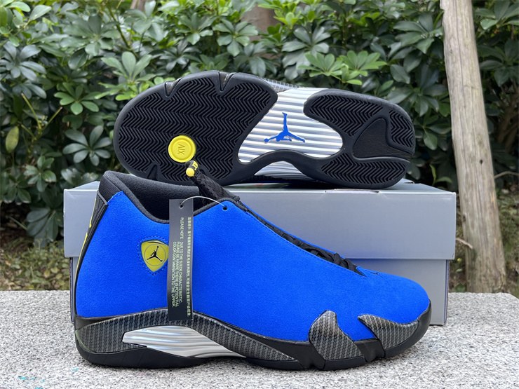 Mens Air Jordan 14 Retro Ferrari 2025 Blue 1