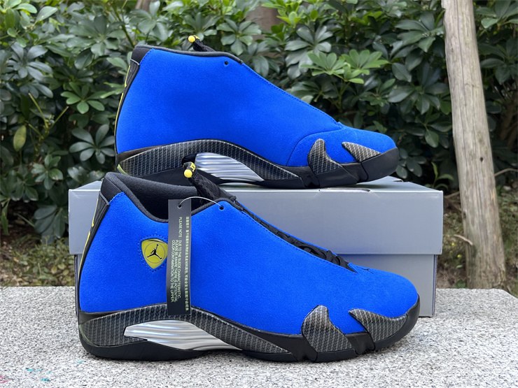 Men's  Air Jordan 14 Retro Ferrari 2025 Blue