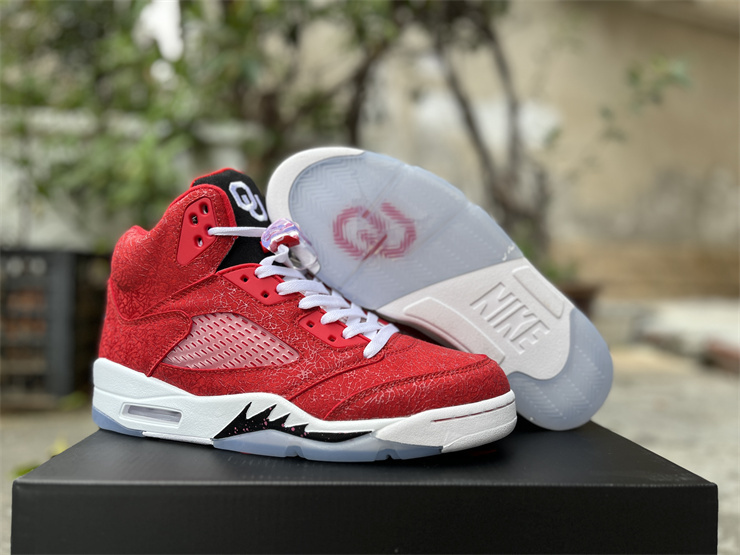 Mens Air Jordan 5 V Red -2