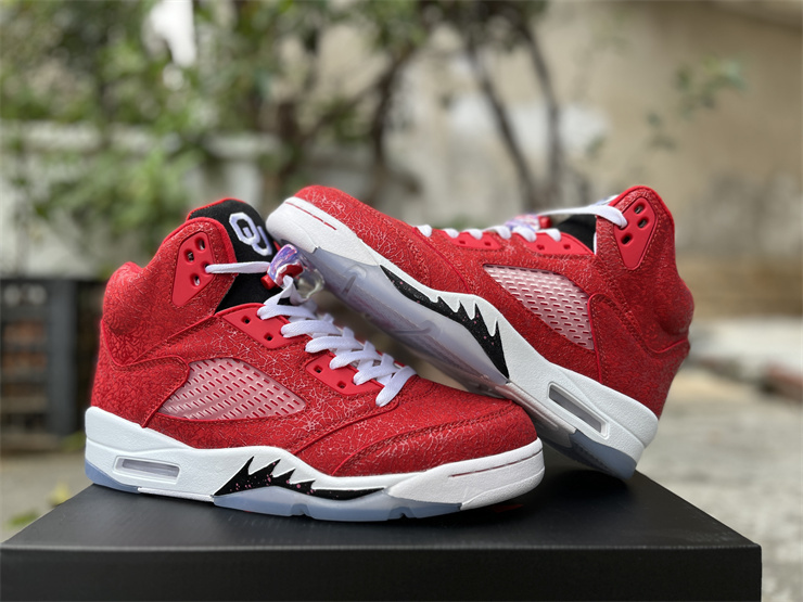 Mens Air Jordan 5 V Red HQ7978-600