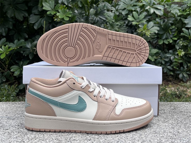 Men’s & Women’s Air Jordan 1 Low Light Orewood Brown Hemp 1