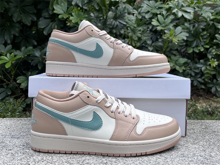 Men’s & Women’s Air Jordan 1 Low Light Orewood Brown Hemp