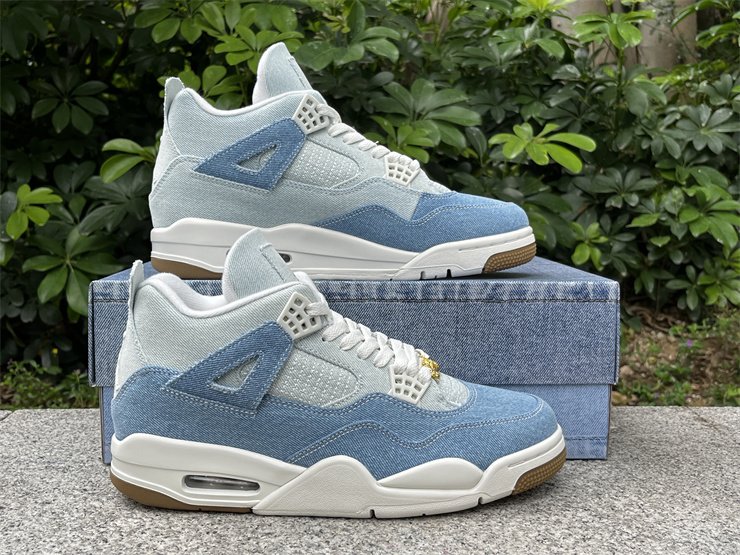 Men’s and Women’s Air Jordan 4 Worn Blue IB6716-100