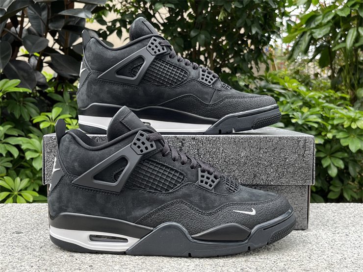 Men's Nigel Sylvester x Air jordan 4 OG BIKE Black