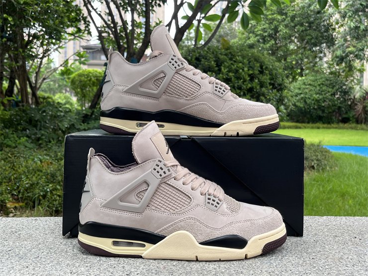 A Ma Maniere x Air Jordan 4 Fossil Stone for Men & Women