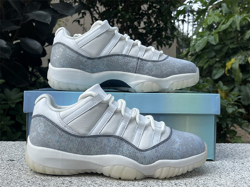 Women's and Men's Jordan 11 Low Snakeskin Year of the Snake